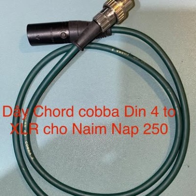 Dây Din 4 to XLR Chord cho Naim Nap 250